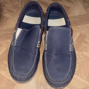 Men's Blue Slip-On Shoes